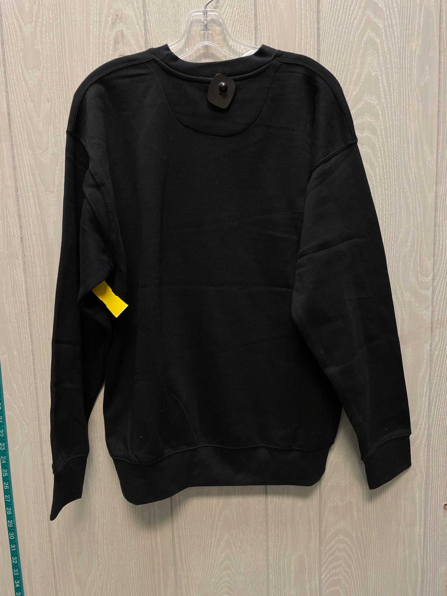 Sweatshirt Crewneck By Cotton Heritage In Black & White, Size: L