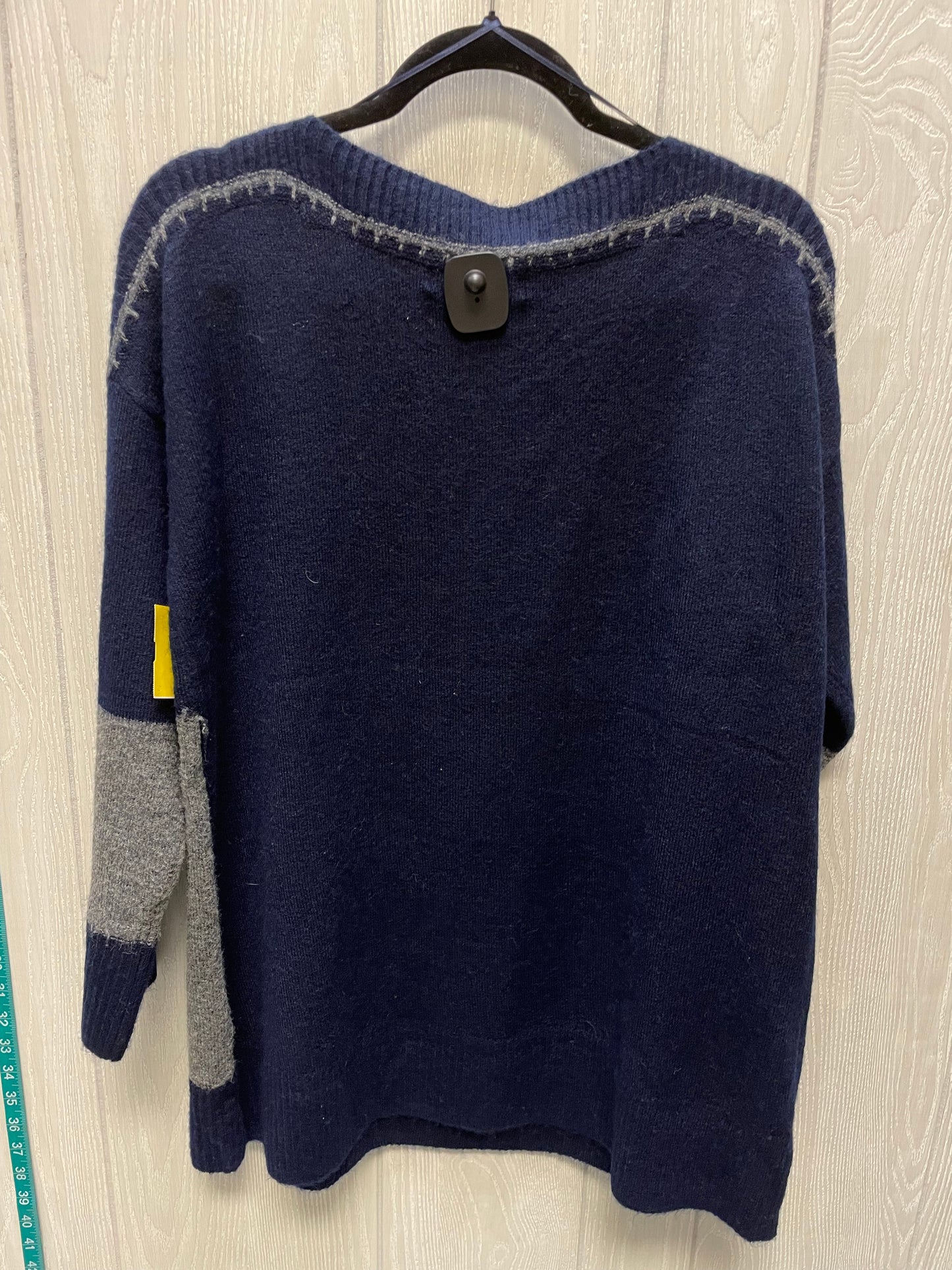 Sweater By evans In Blue & Grey, Size: 1x