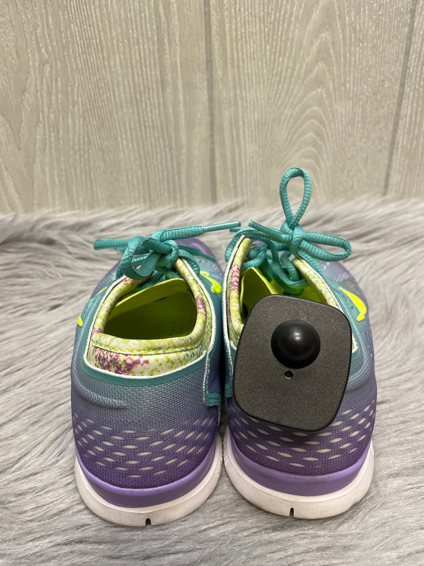 Shoes Athletic By Nike In Green & Purple, Size: 8