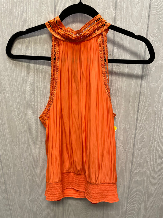 Blouse Sleeveless By Ramy Brook In Orange, Size: M