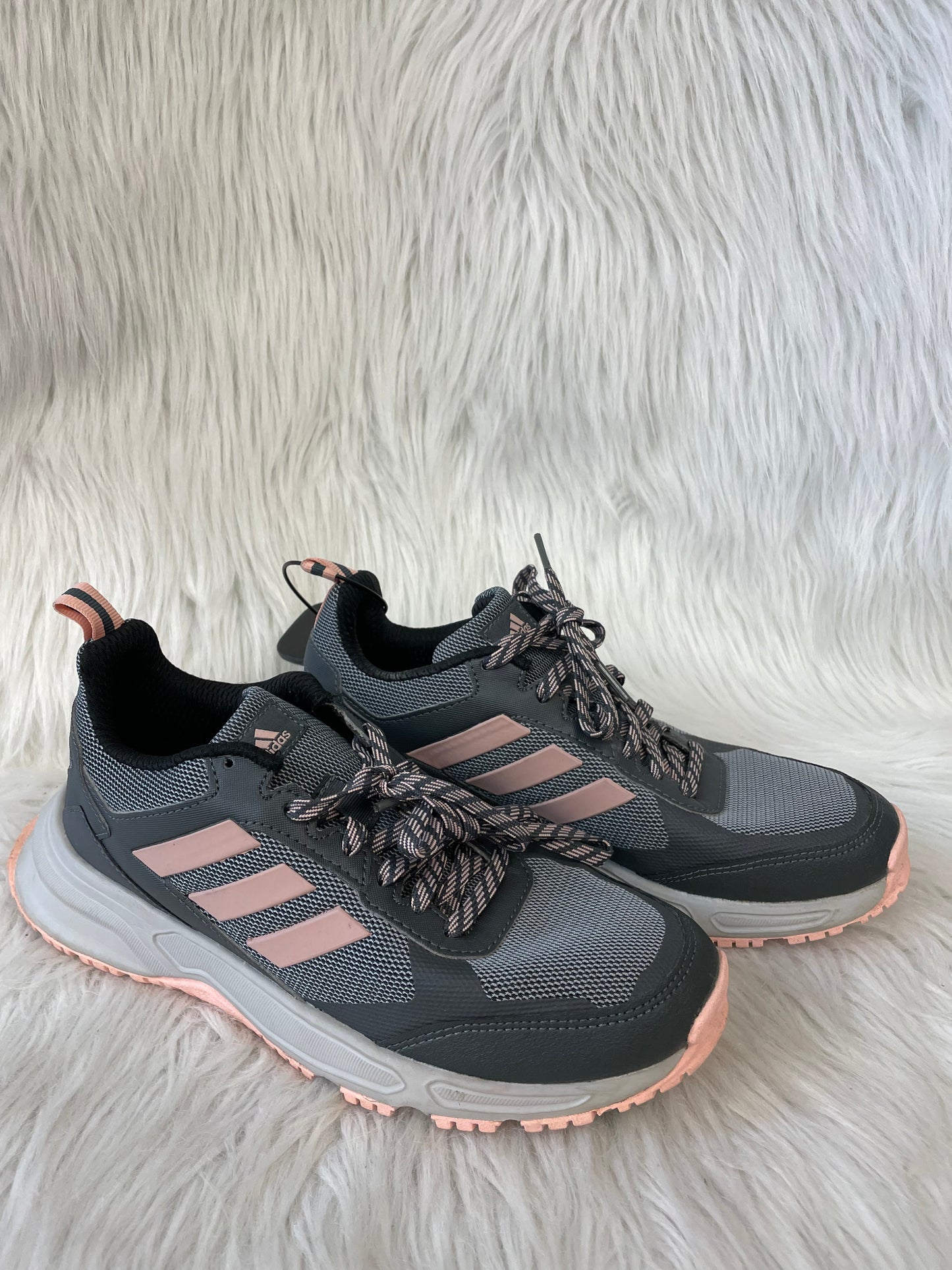 Shoes Athletic By Adidas In Grey & Pink, Size: 6.5