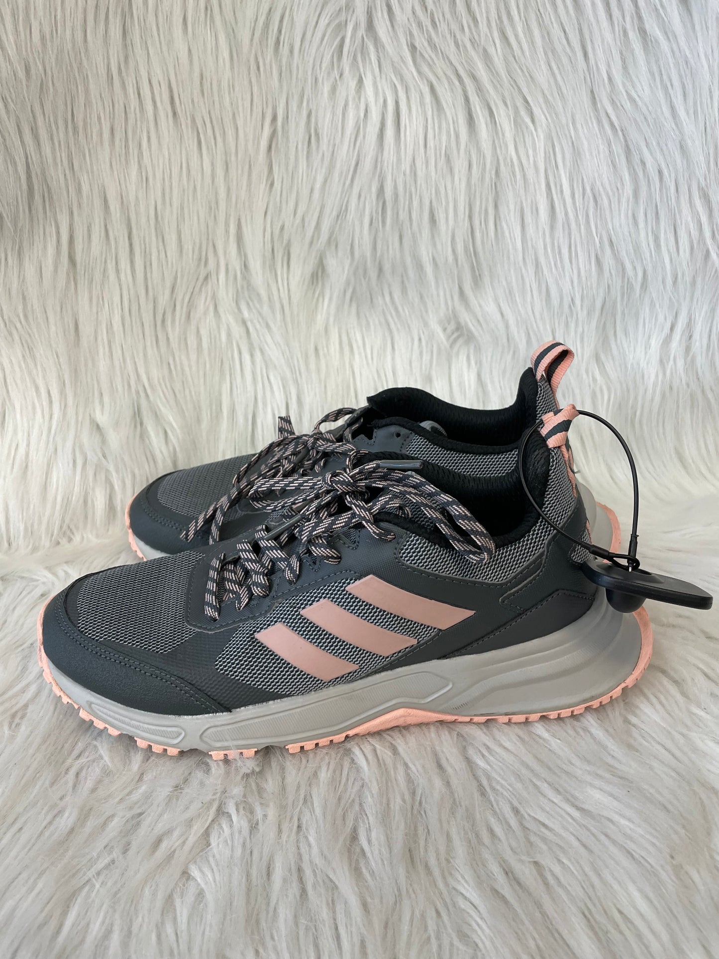 Shoes Athletic By Adidas In Grey & Pink, Size: 6.5