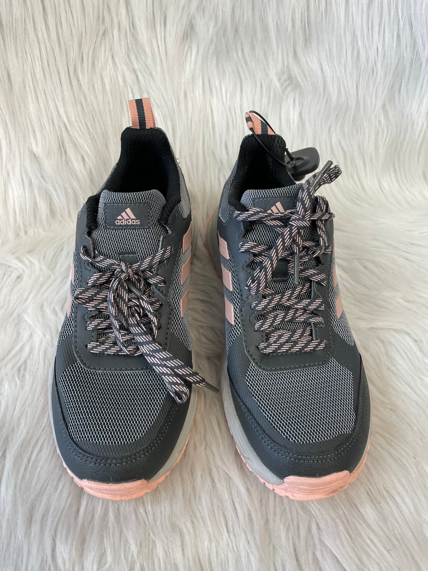 Shoes Athletic By Adidas In Grey & Pink, Size: 6.5