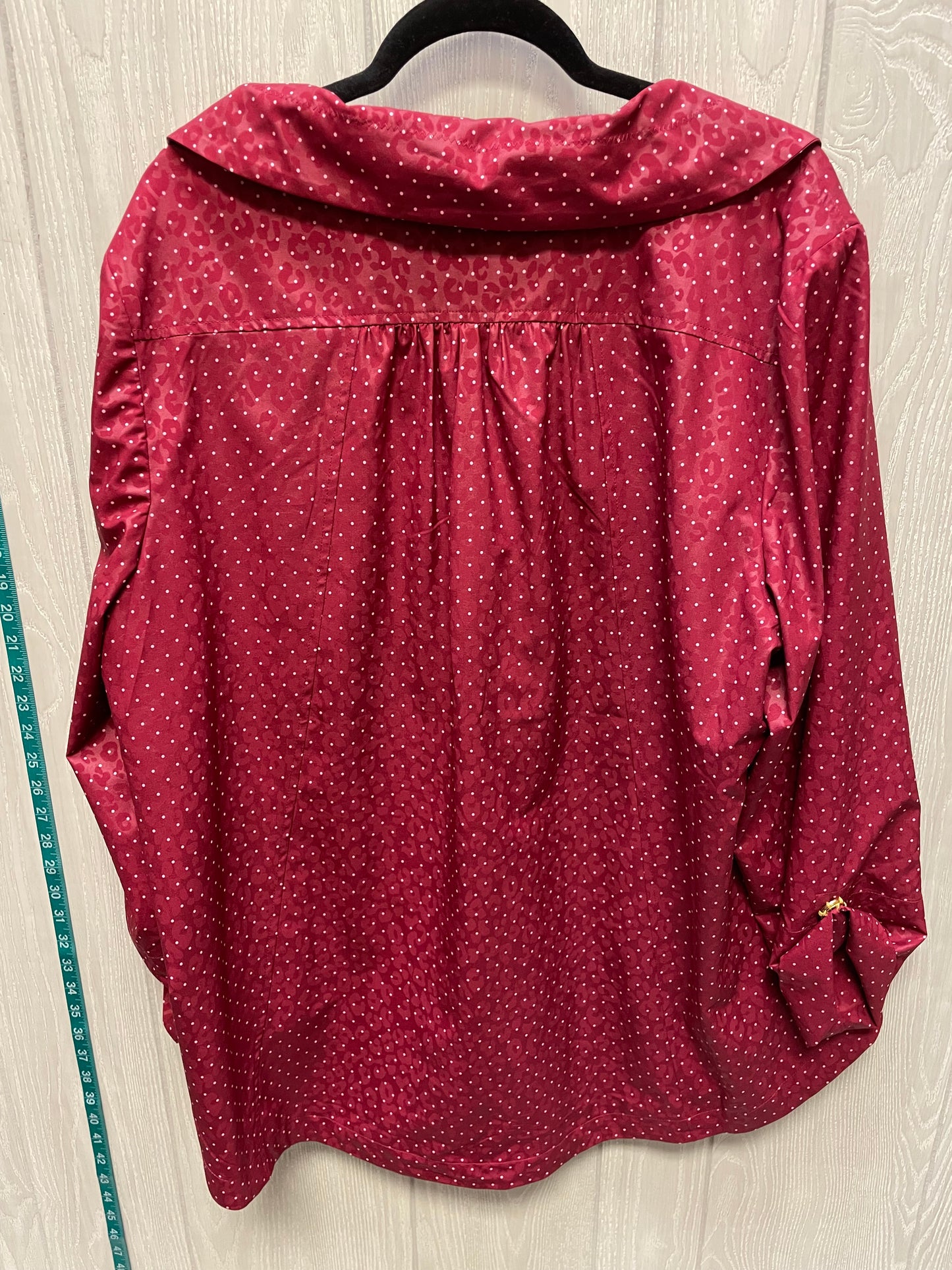 Jacket Other By Chicos In Polkadot Pattern, Size: 2x