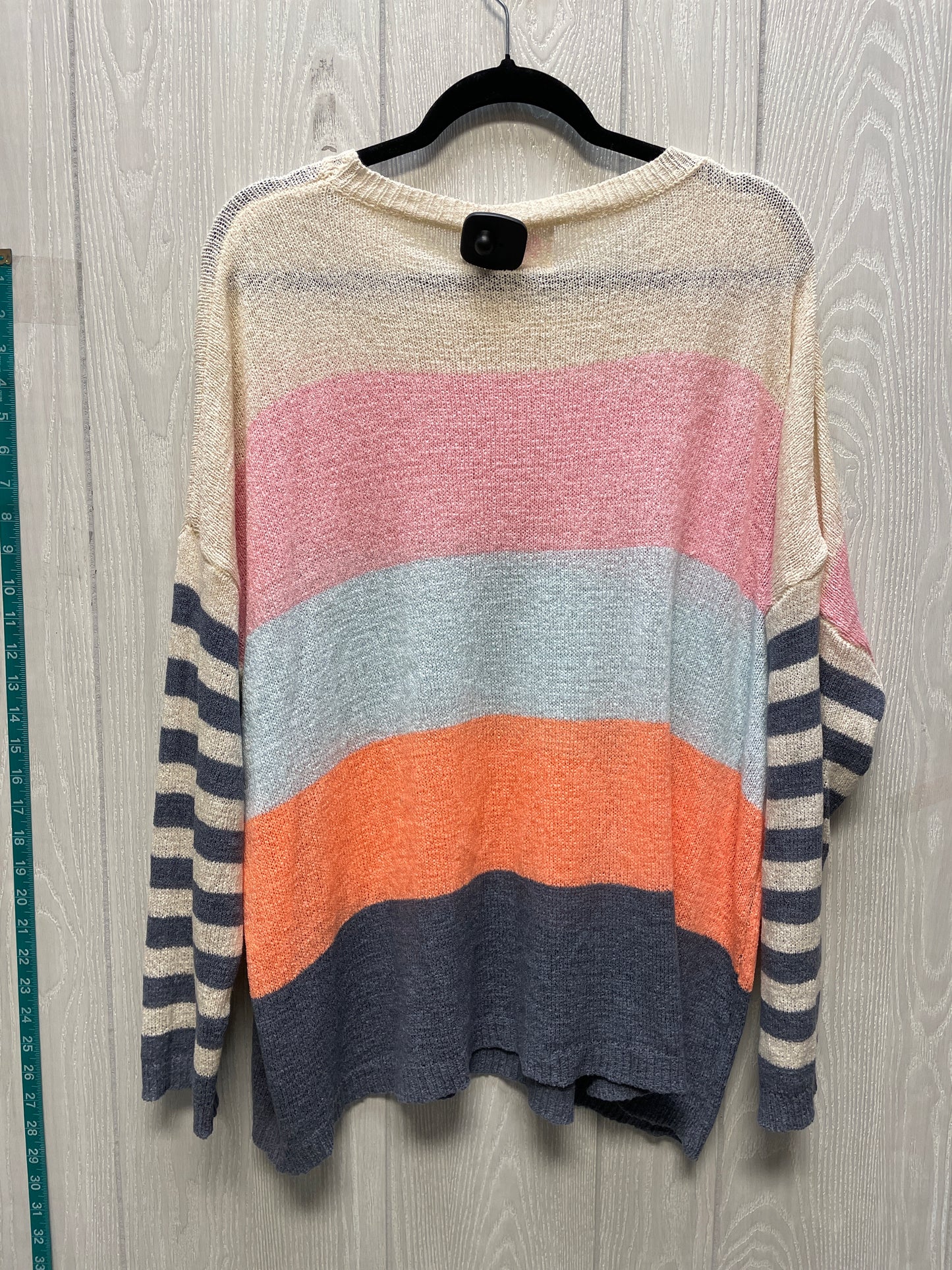 Sweater By Wanna B In Striped Pattern, Size: L