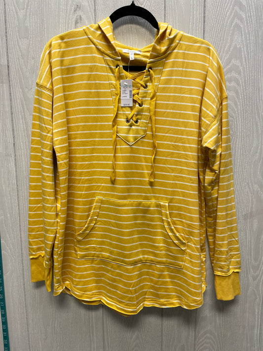 Top Long Sleeve By Maurices In Striped Pattern, Size: L