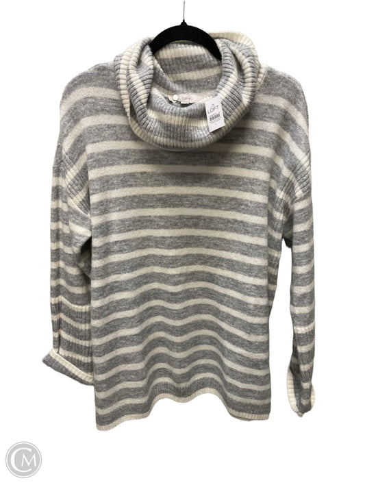 Sweater By Loft In Striped Pattern, Size: L