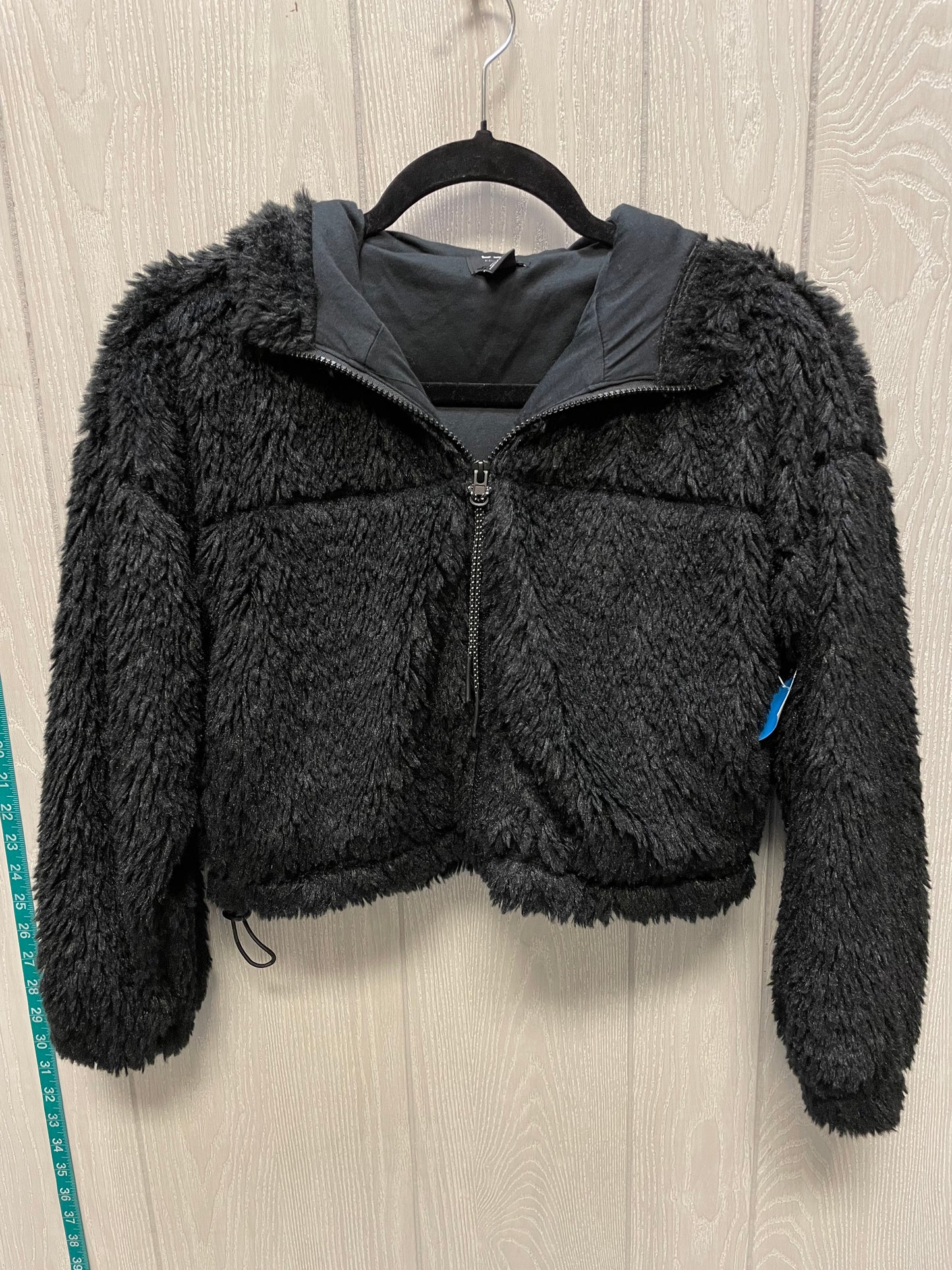 Jacket Faux Fur & Sherpa By Bdg In Black, Size: Xs