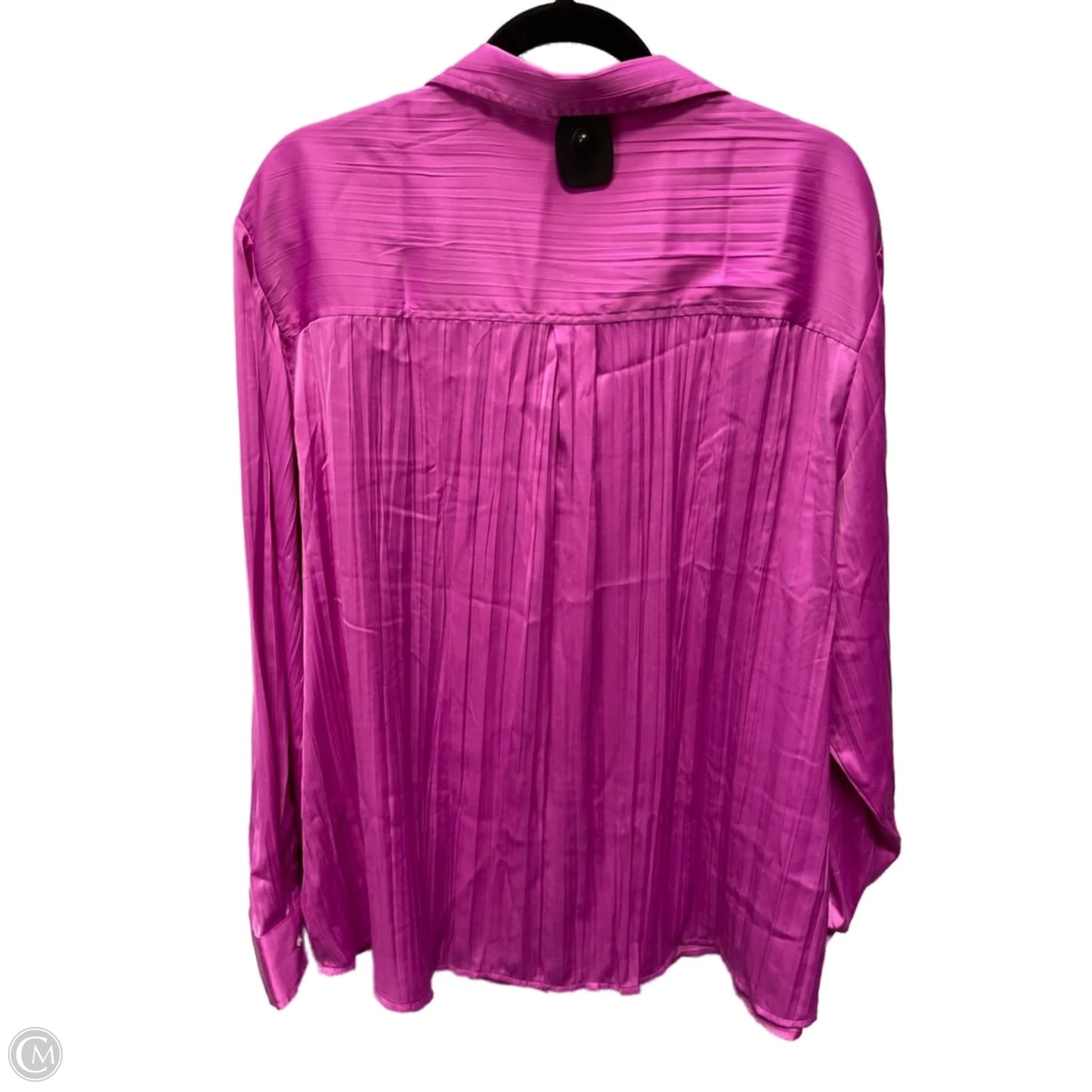 Blouse Long Sleeve By Gap In Purple, Size: 2x