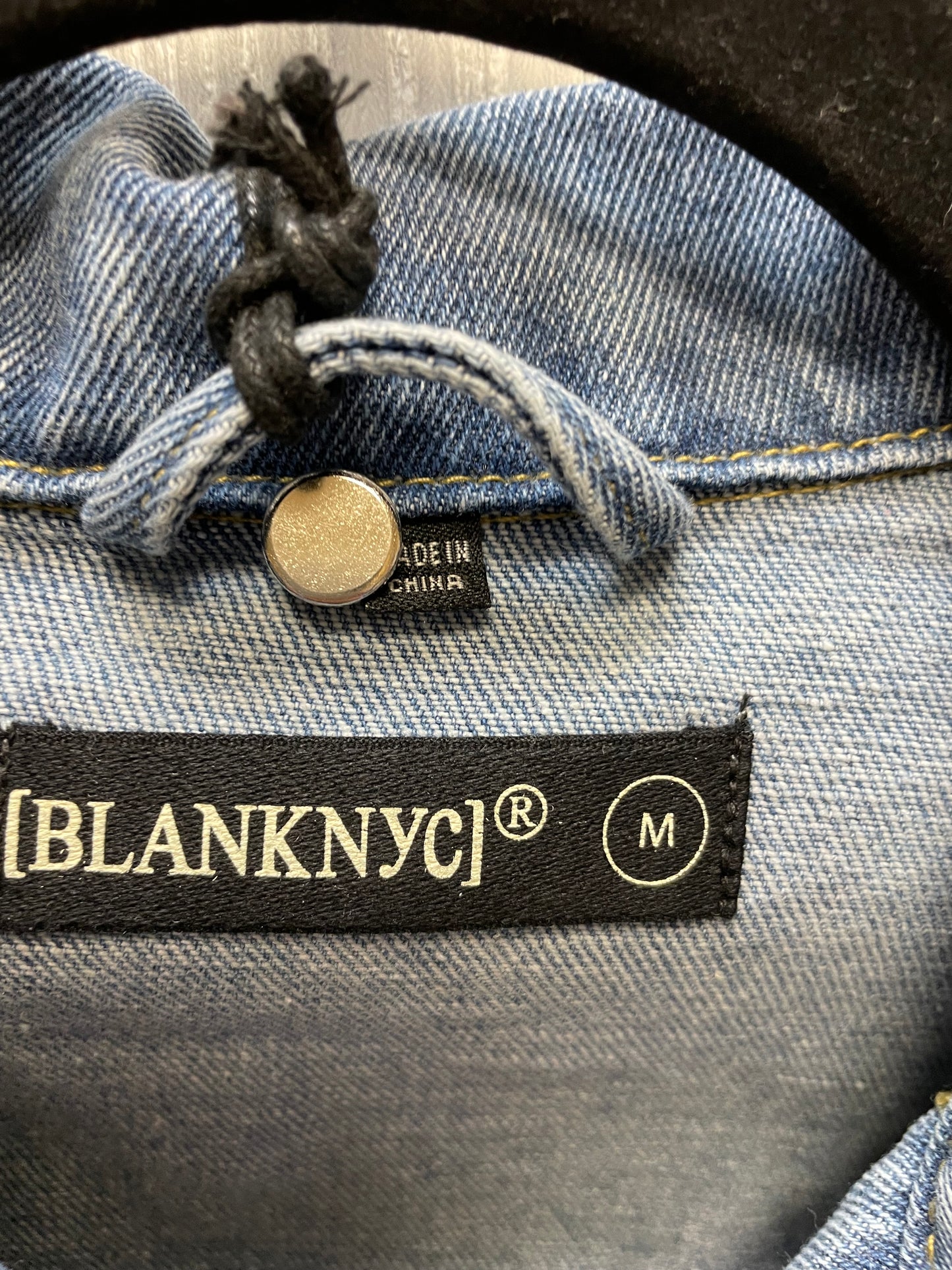 Jacket Denim By Blanknyc In Blue Denim, Size: M