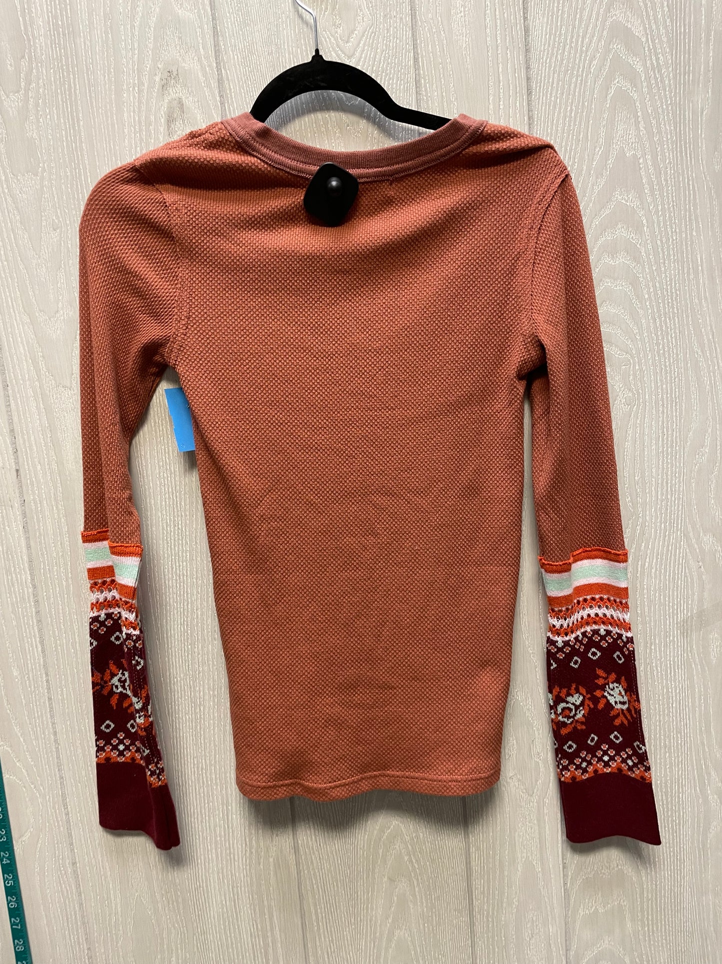 Top Long Sleeve By We The Free In Brown, Size: S