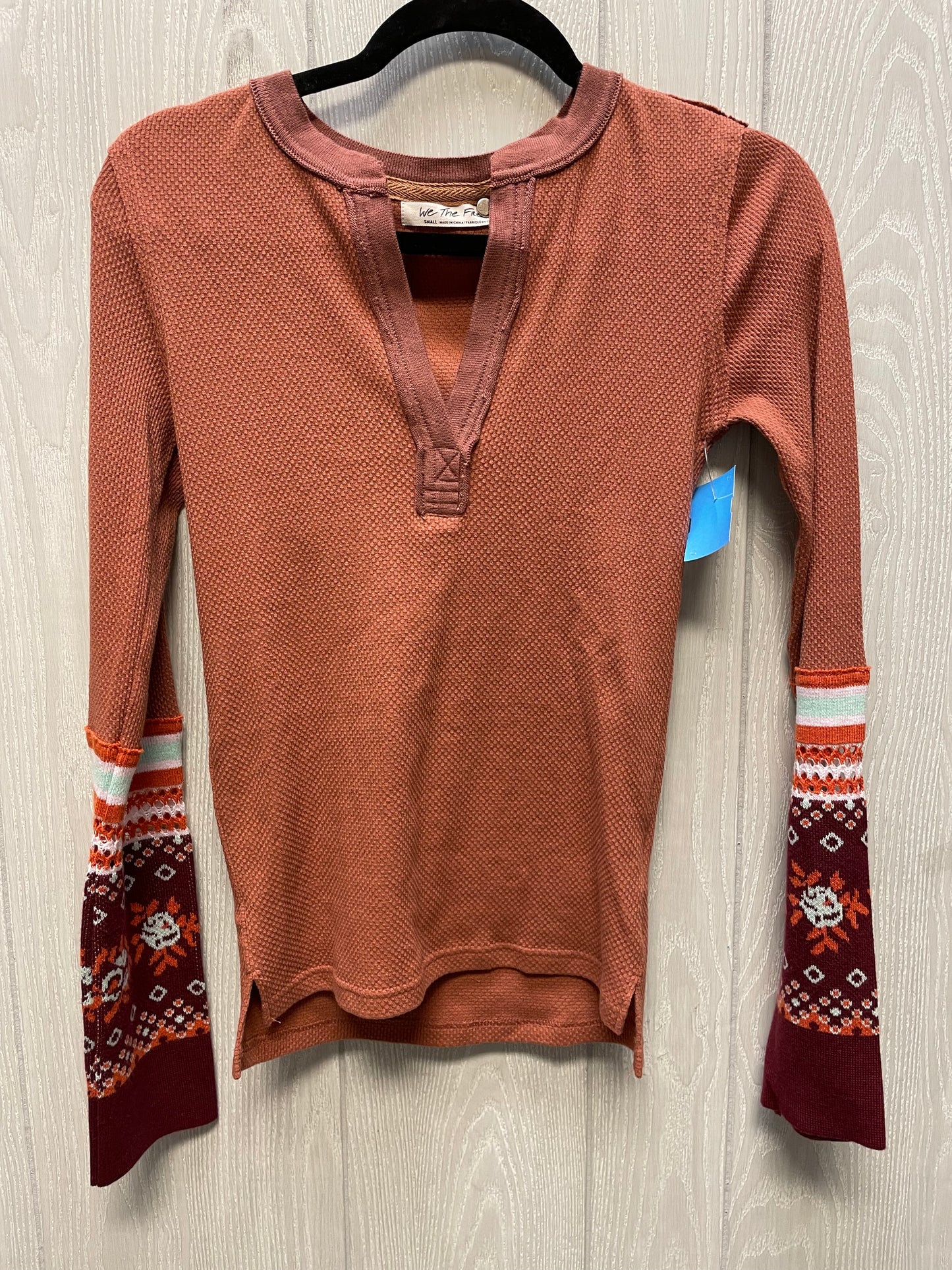 Top Long Sleeve By We The Free In Brown, Size: S