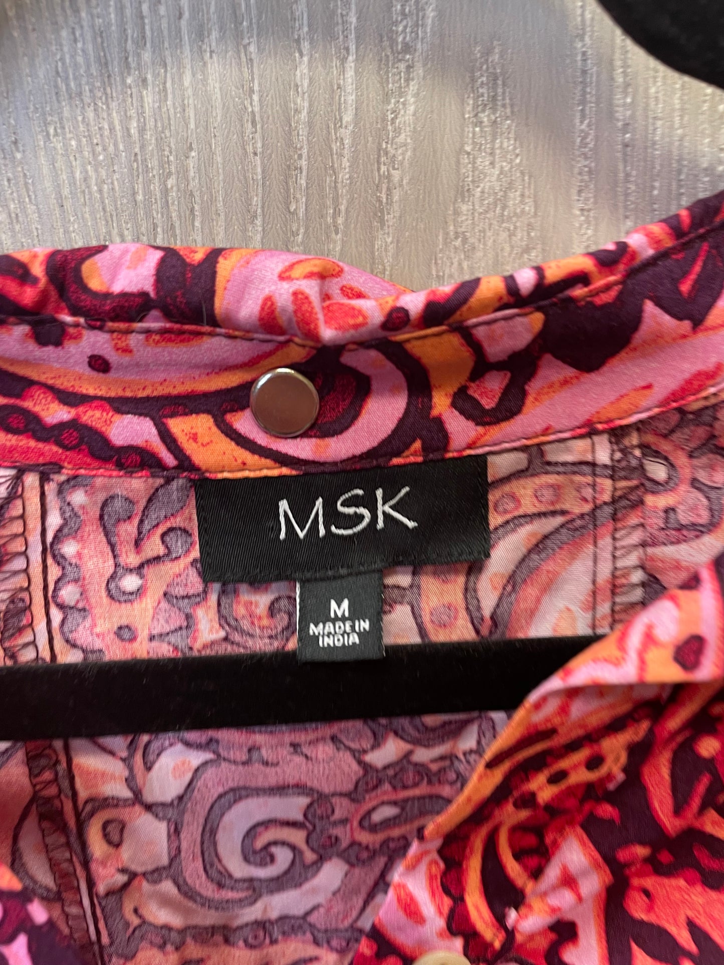 Dress Casual Short By Msk In Multi-colored, Size: M