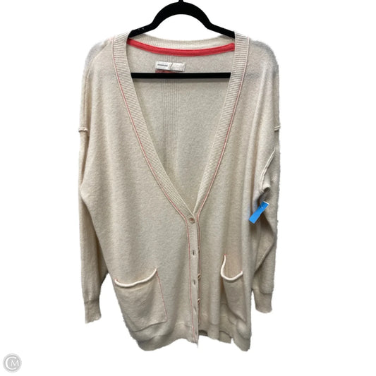 Sweater Cardigan By Pilcro In Cream, Size: Xl
