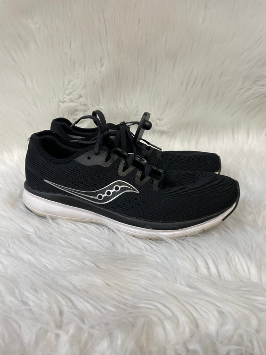 Shoes Athletic By Saucony In Black & Silver, Size: 10.5