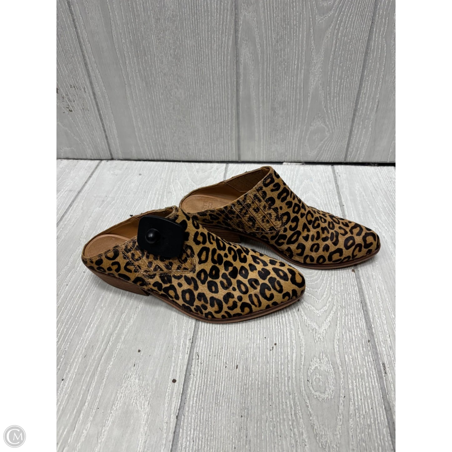 Shoes Heels Block By Frye And Co In Animal Print, Size: 6.5