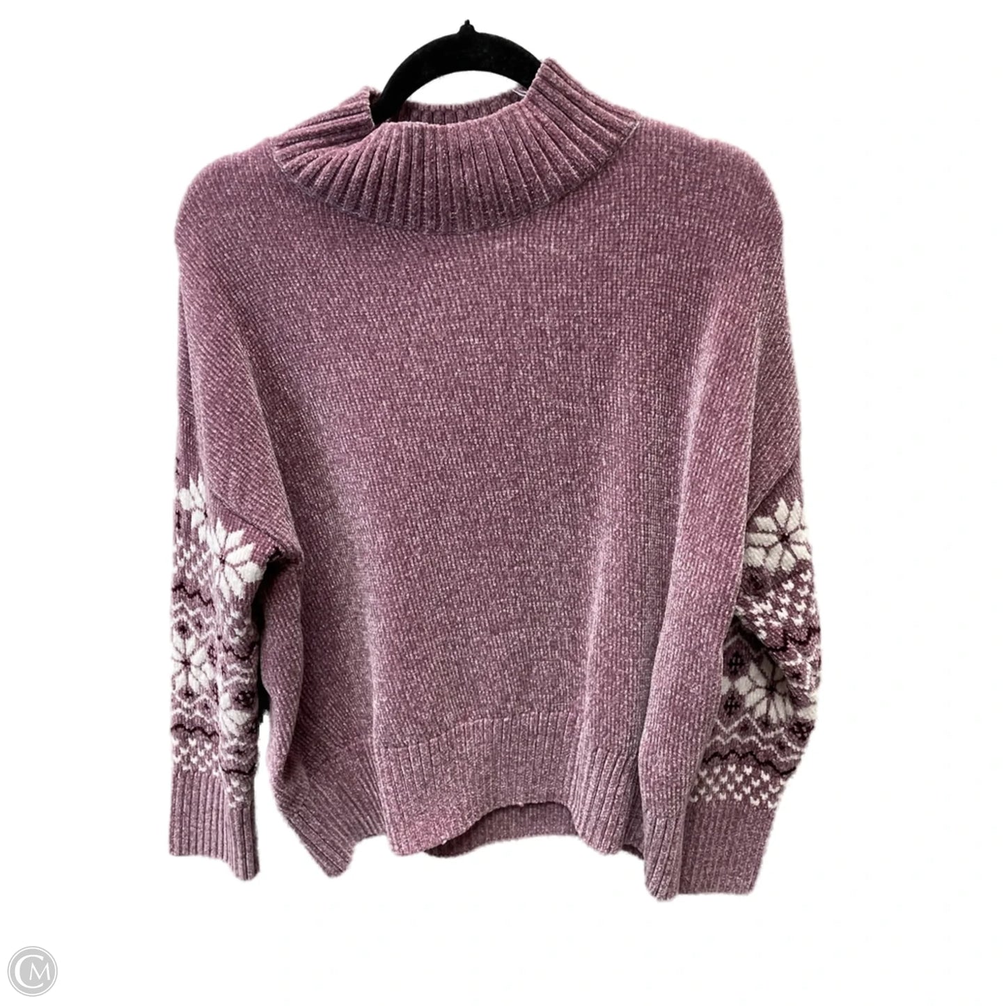 Sweater By Christian Siriano In Purple & Yellow, Size: Xl