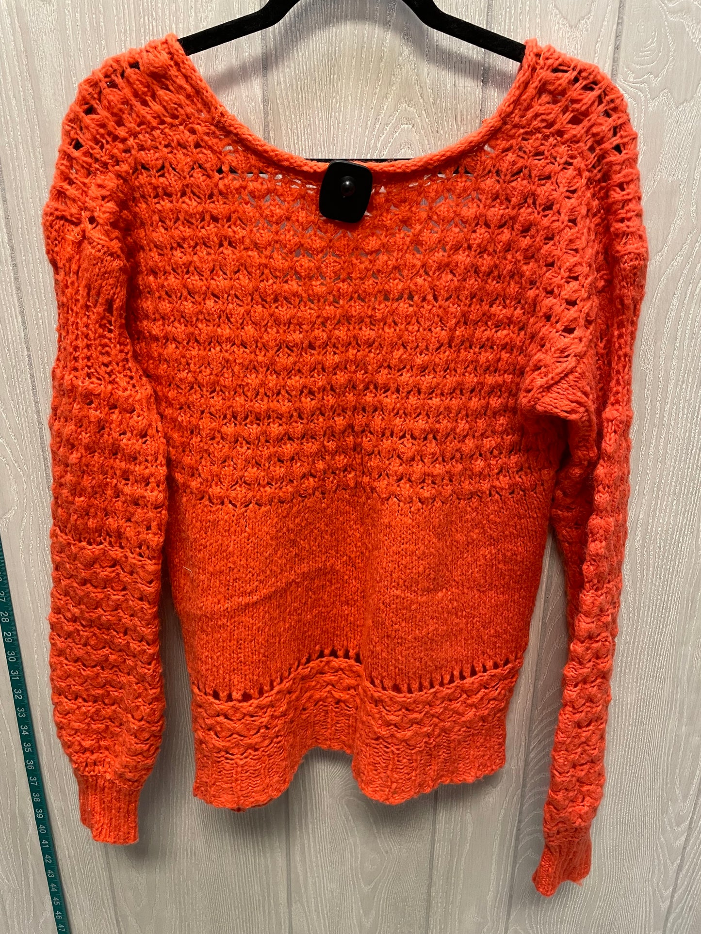 Sweater By Free People In Orange, Size: Xs