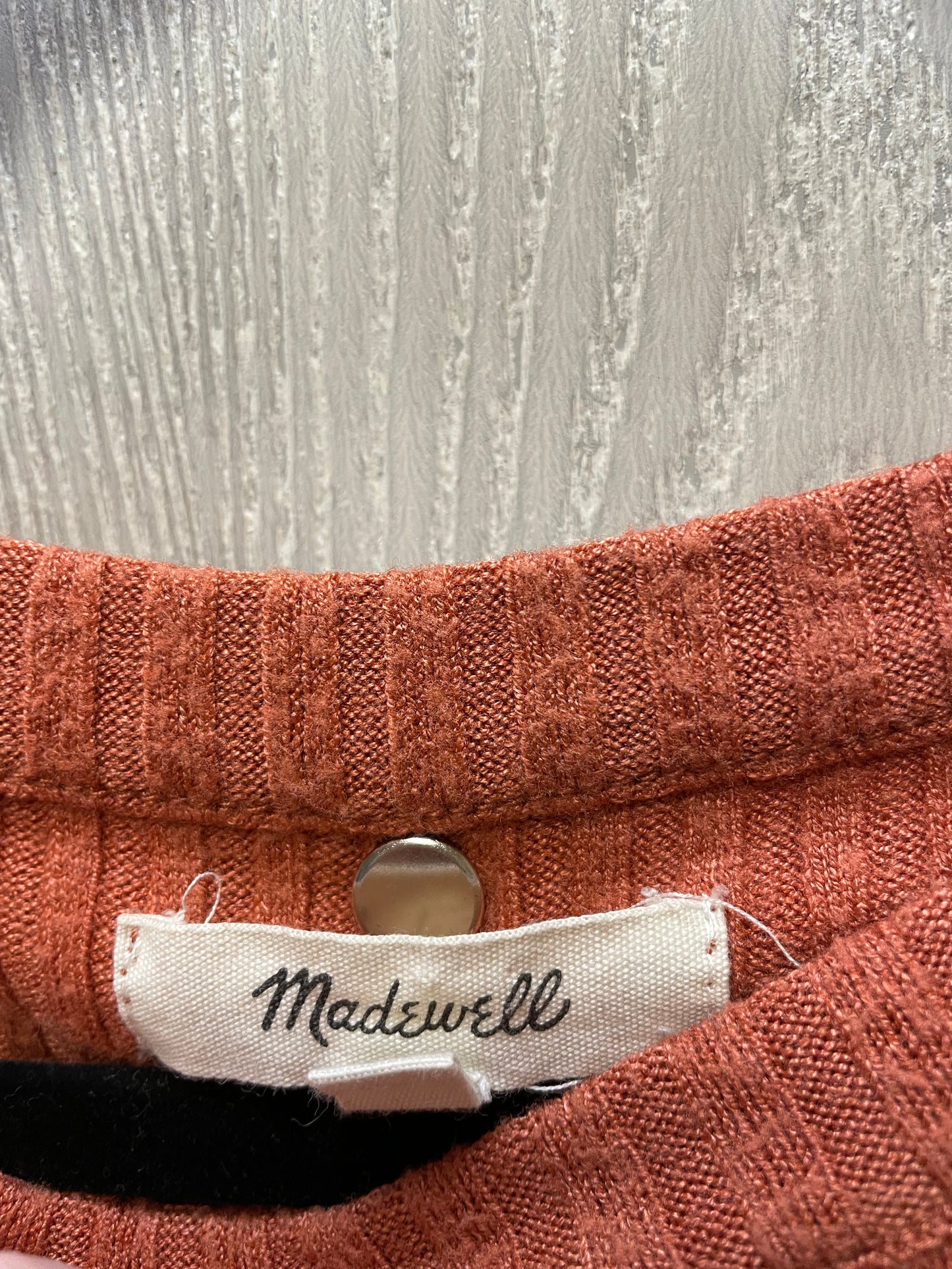 Top Long Sleeve By Madewell In Brown, Size: S