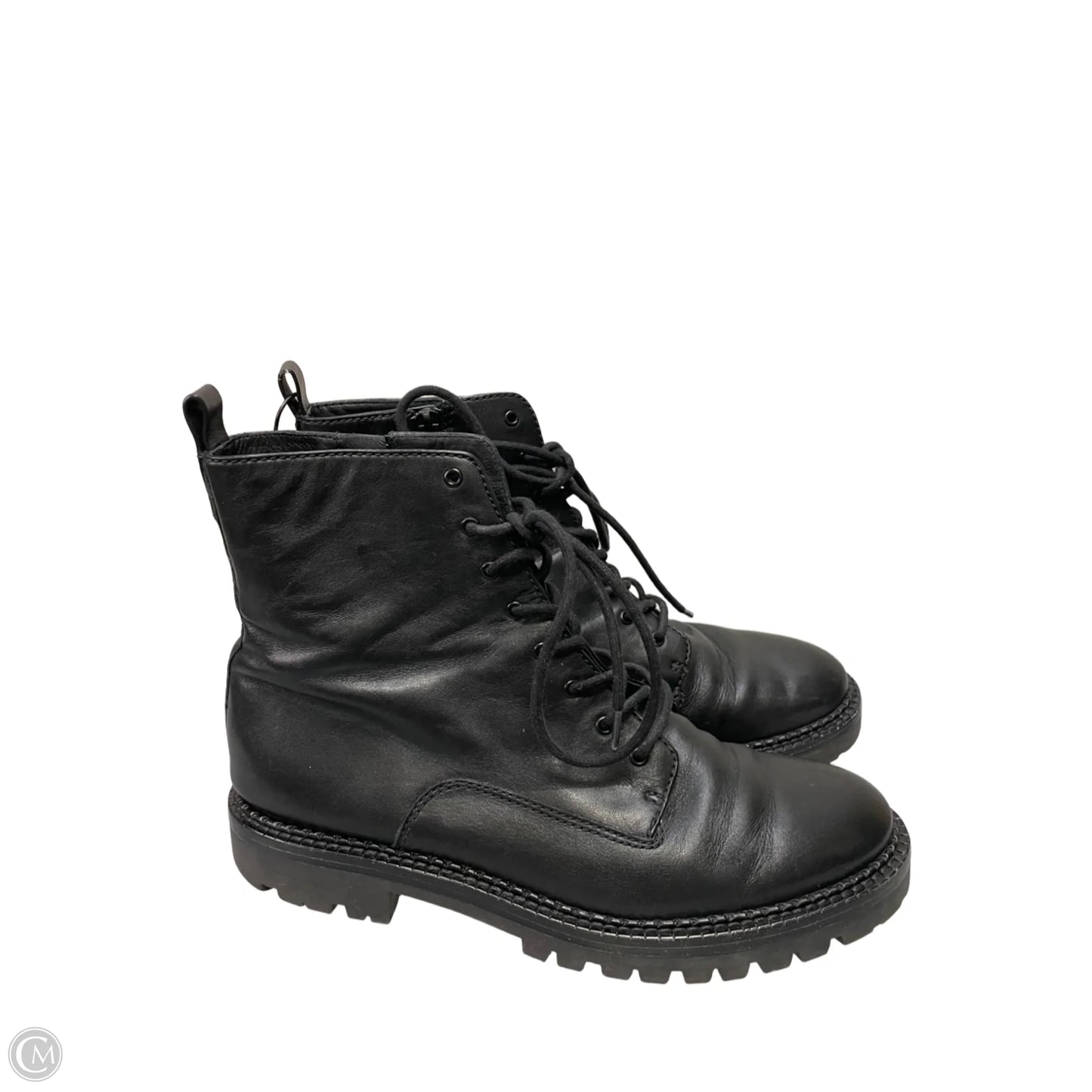 Boots Ankle Heels By Vince In Black, Size: 8