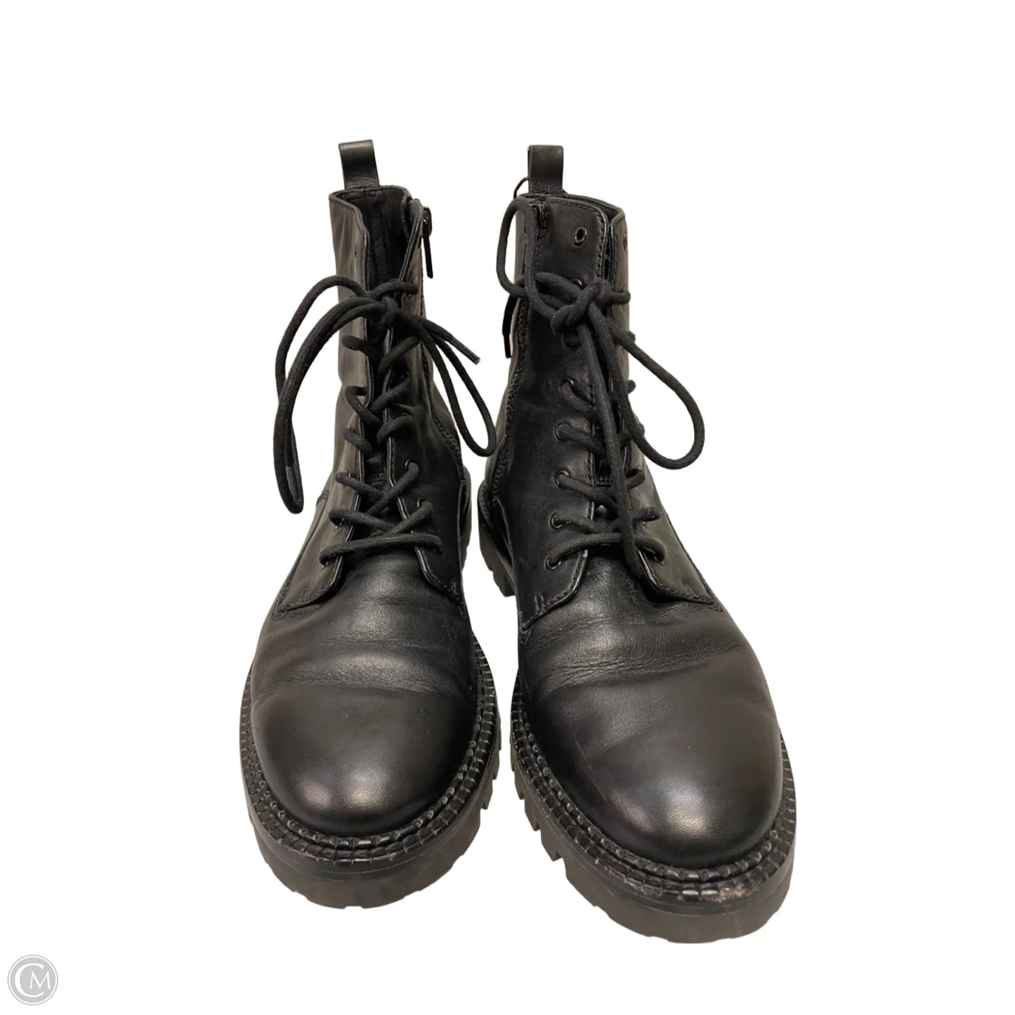 Boots Ankle Heels By Vince In Black, Size: 8