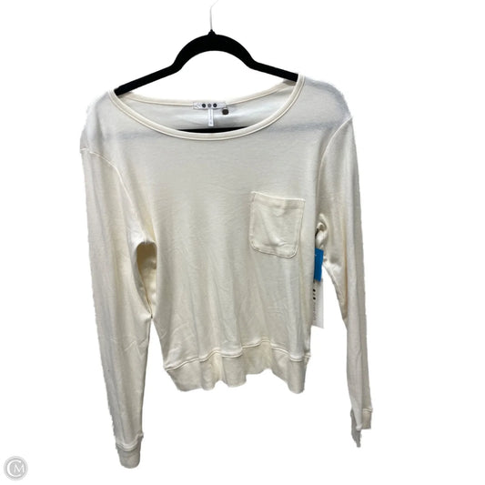 Top Long Sleeve Basic By Three Dots In Cream, Size: S