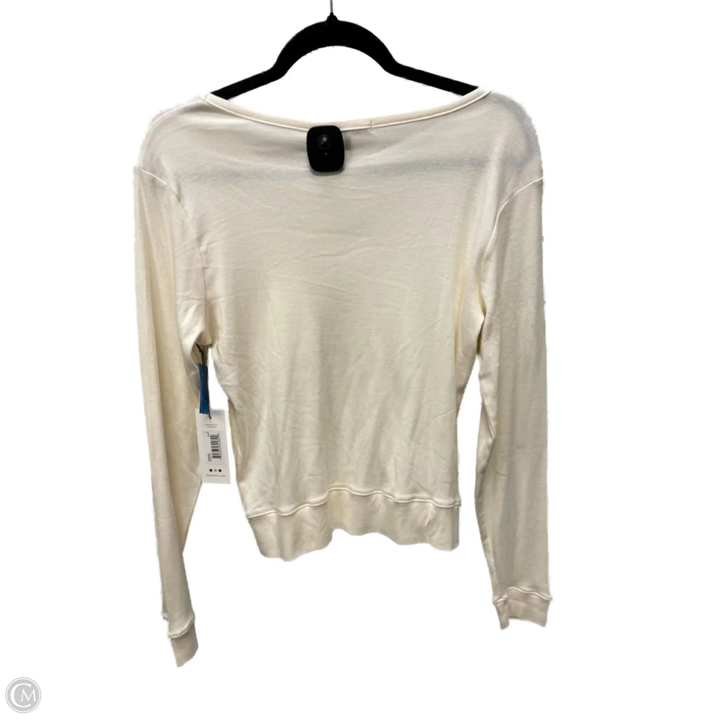 Top Long Sleeve Basic By Three Dots In Cream, Size: S