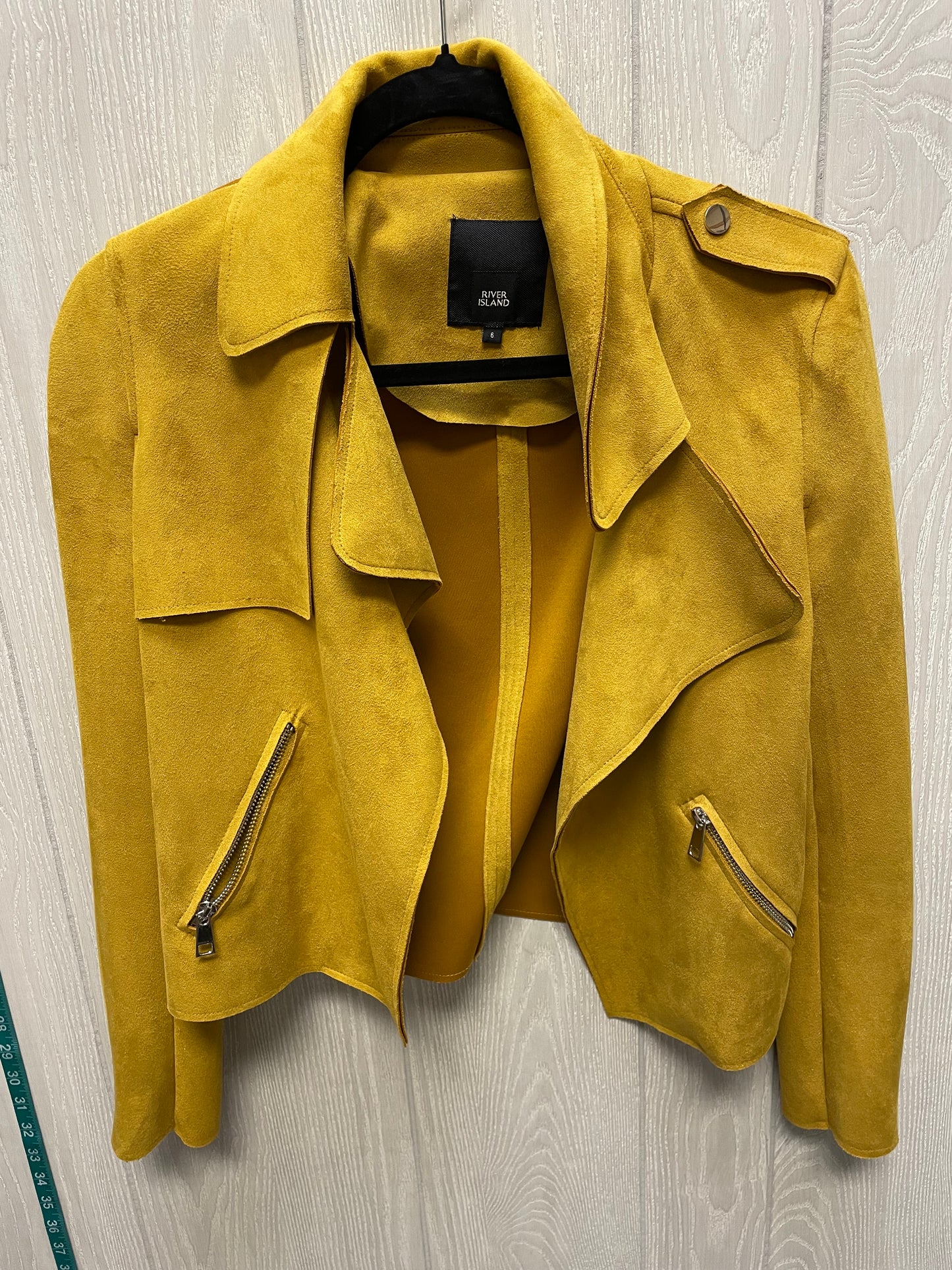 Jacket Other By RIVER ISLAND  In Yellow, Size: S