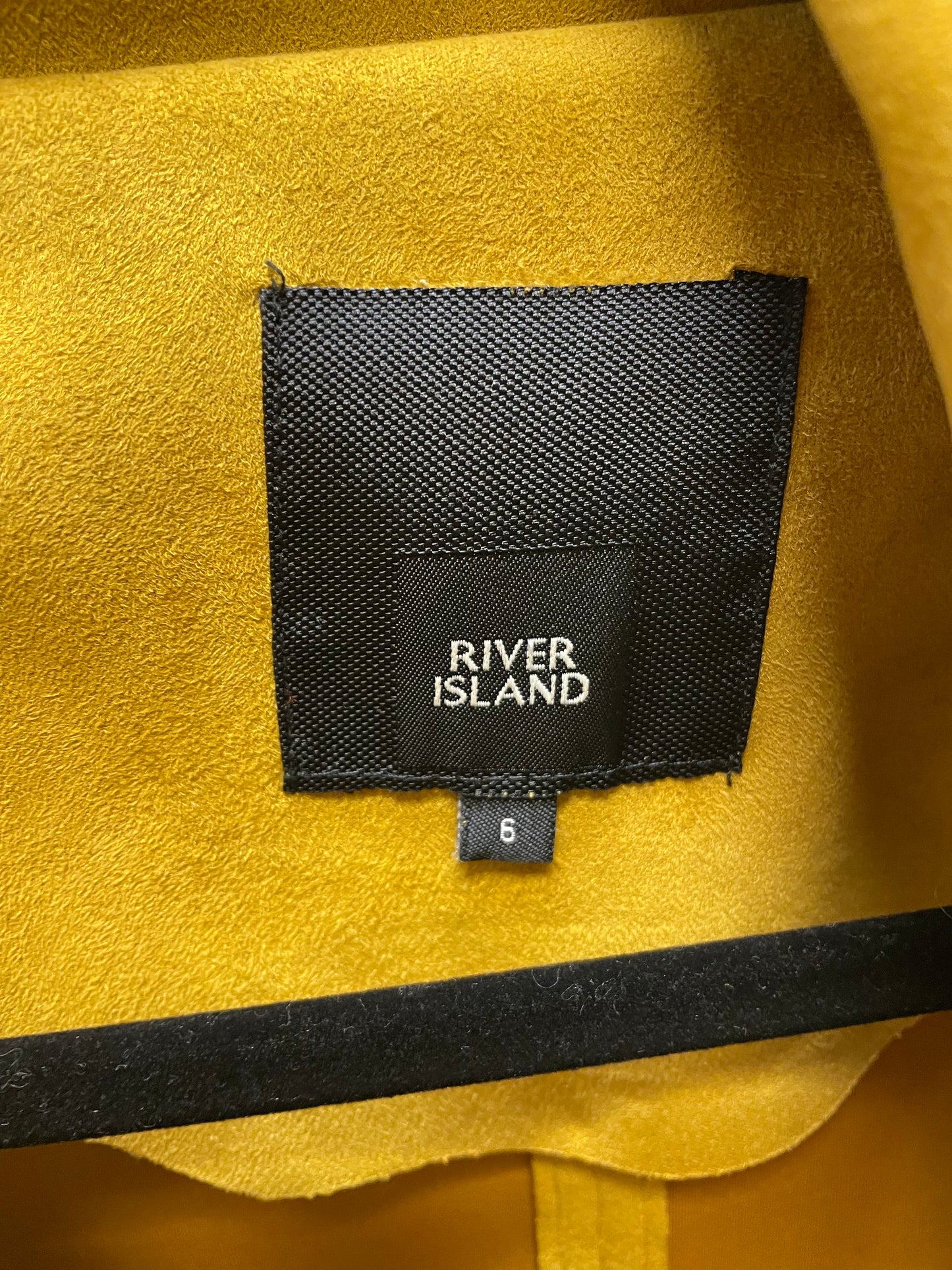 Jacket Other By RIVER ISLAND  In Yellow, Size: S