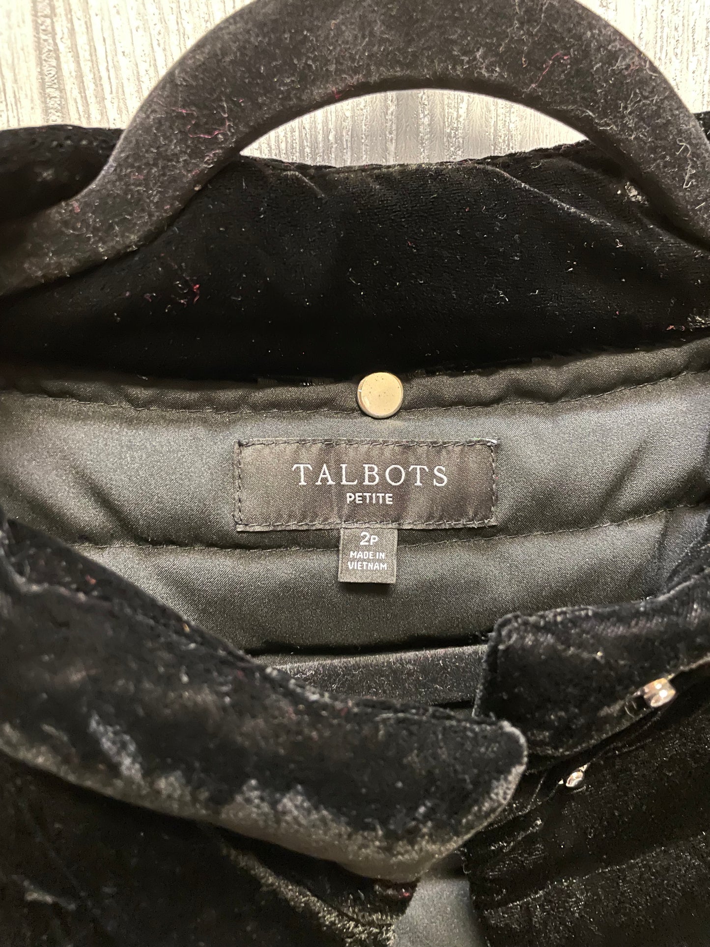 Jacket Other By Talbots In Black, Size: Xs