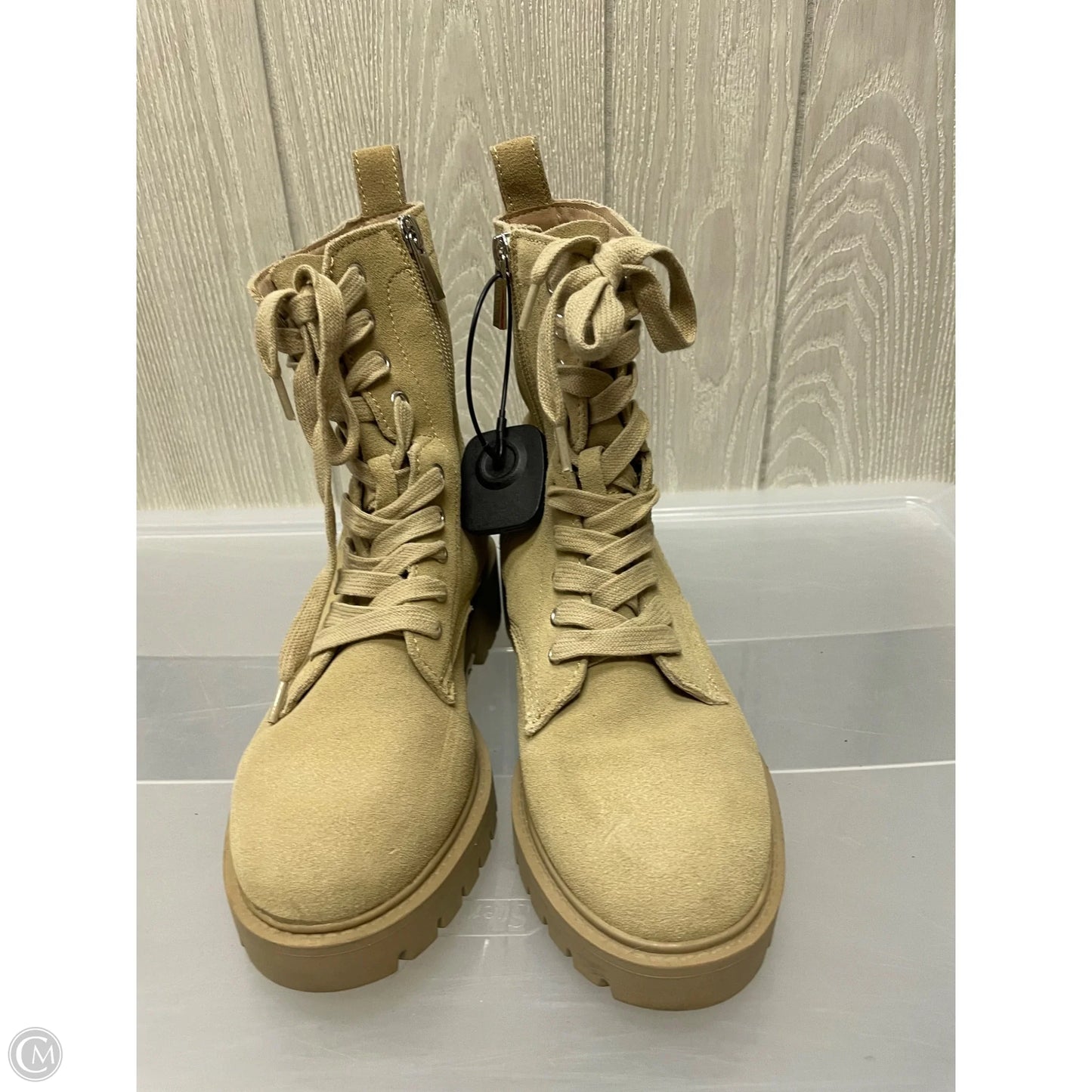 Boots Combat By Steve Madden In Tan, Size: 7.5