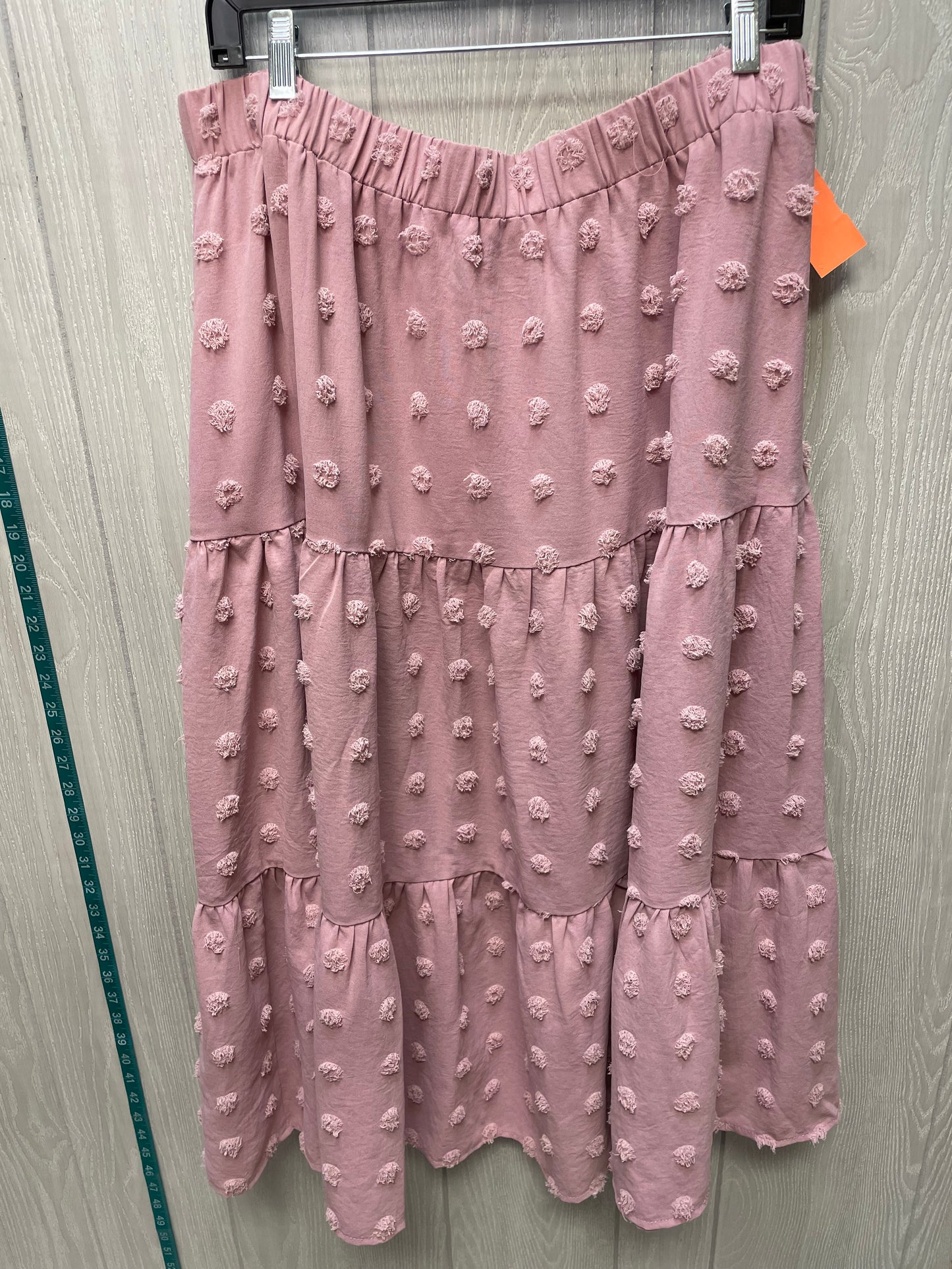 Skirt Maxi By Shein In Pink, Size: 20