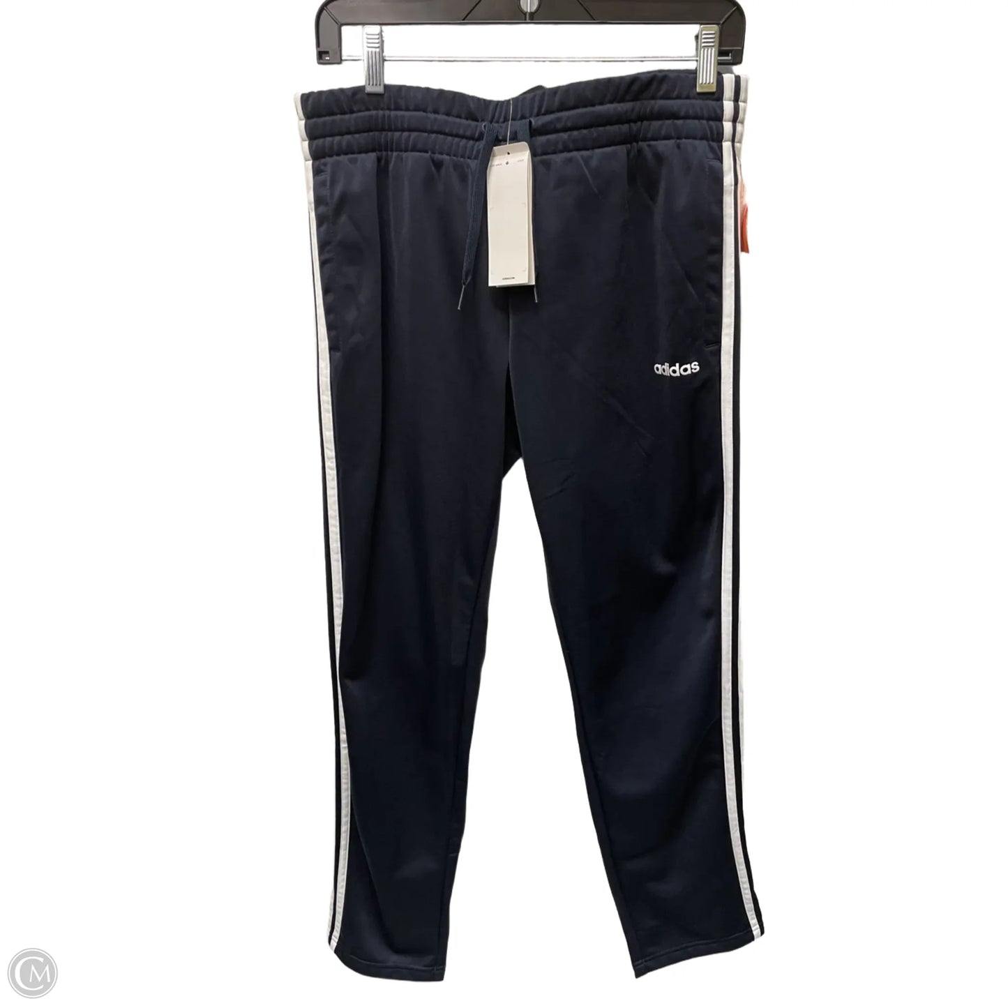 Athletic Pants By Adidas In Blue & White, Size: M