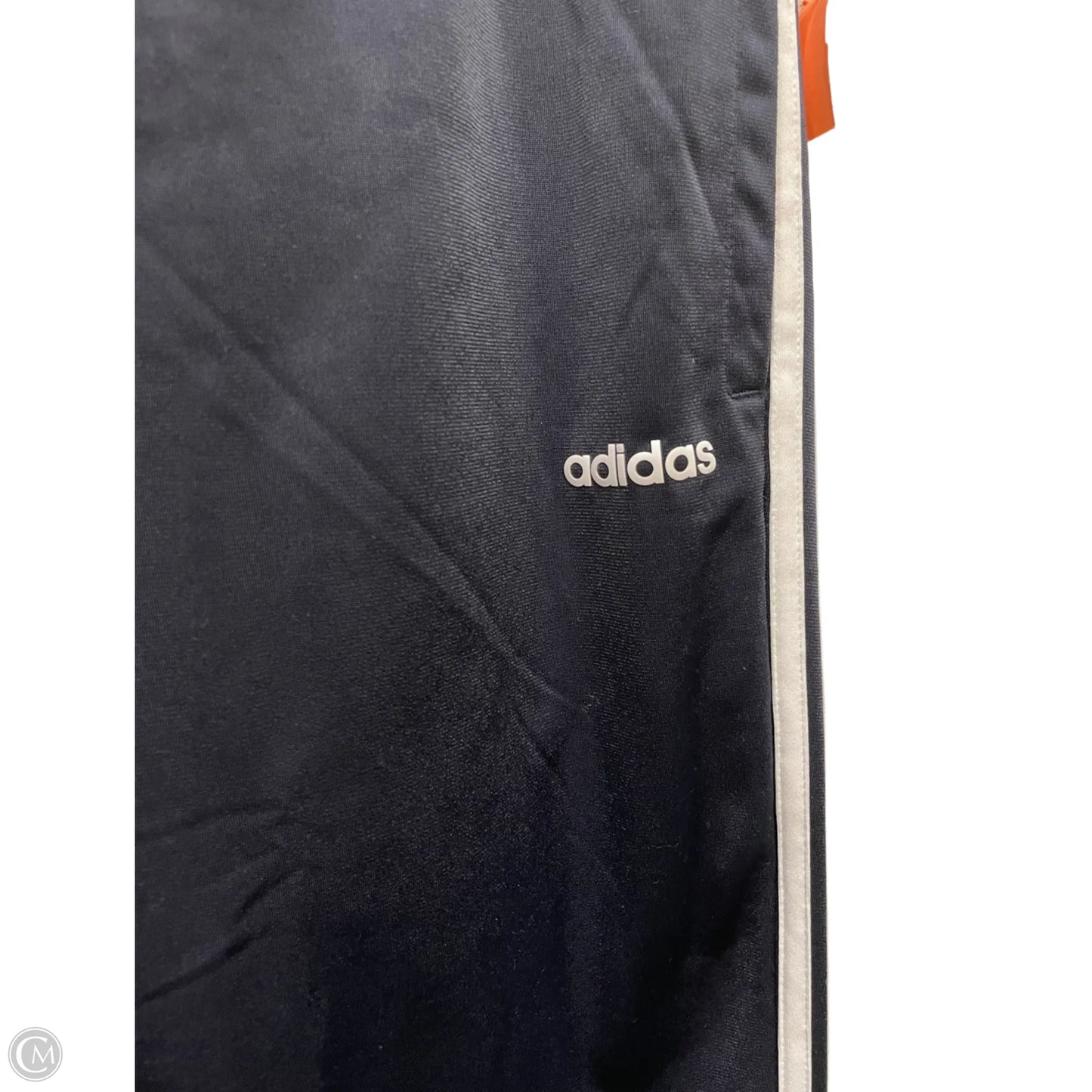 Athletic Pants By Adidas In Blue & White, Size: M