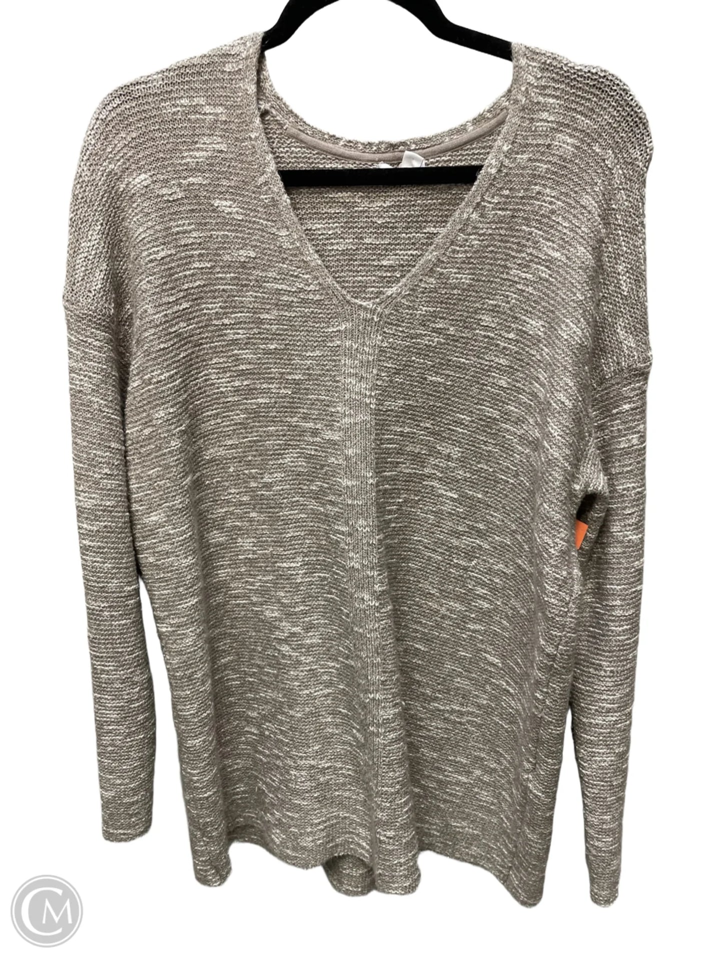Sweater By Pure Jill In Tan & White, Size: M