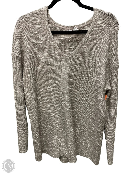 Sweater By Pure Jill In Tan & White, Size: M