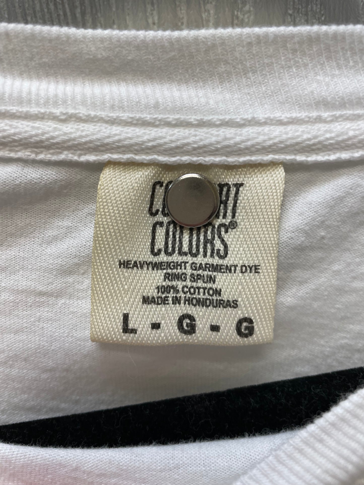 Top Long Sleeve By Comfort Colors In White, Size: L