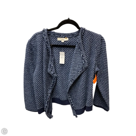 Jacket Other By Loft In Blue & White, Size: S