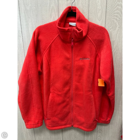 Jacket Fleece By Columbia In Coral, Size: 1x