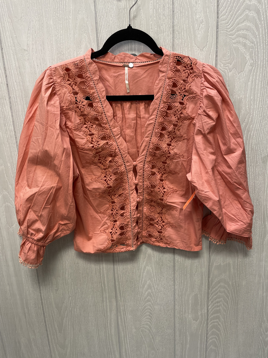 Blouse 3/4 Sleeve By Free People  Size: M