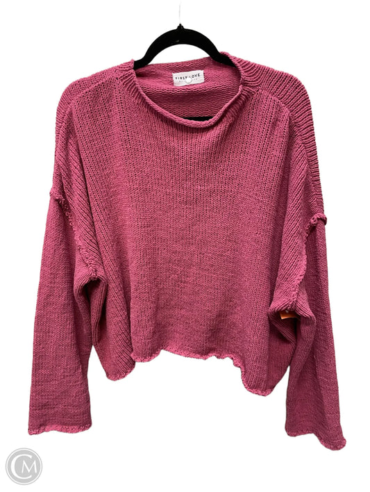 Sweater By First Love In Pink, Size: L