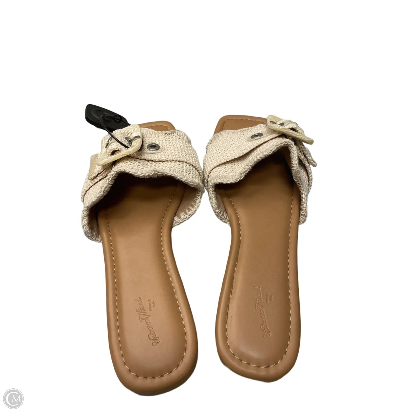 Sandals Flats By Universal Thread In Tan, Size: 10