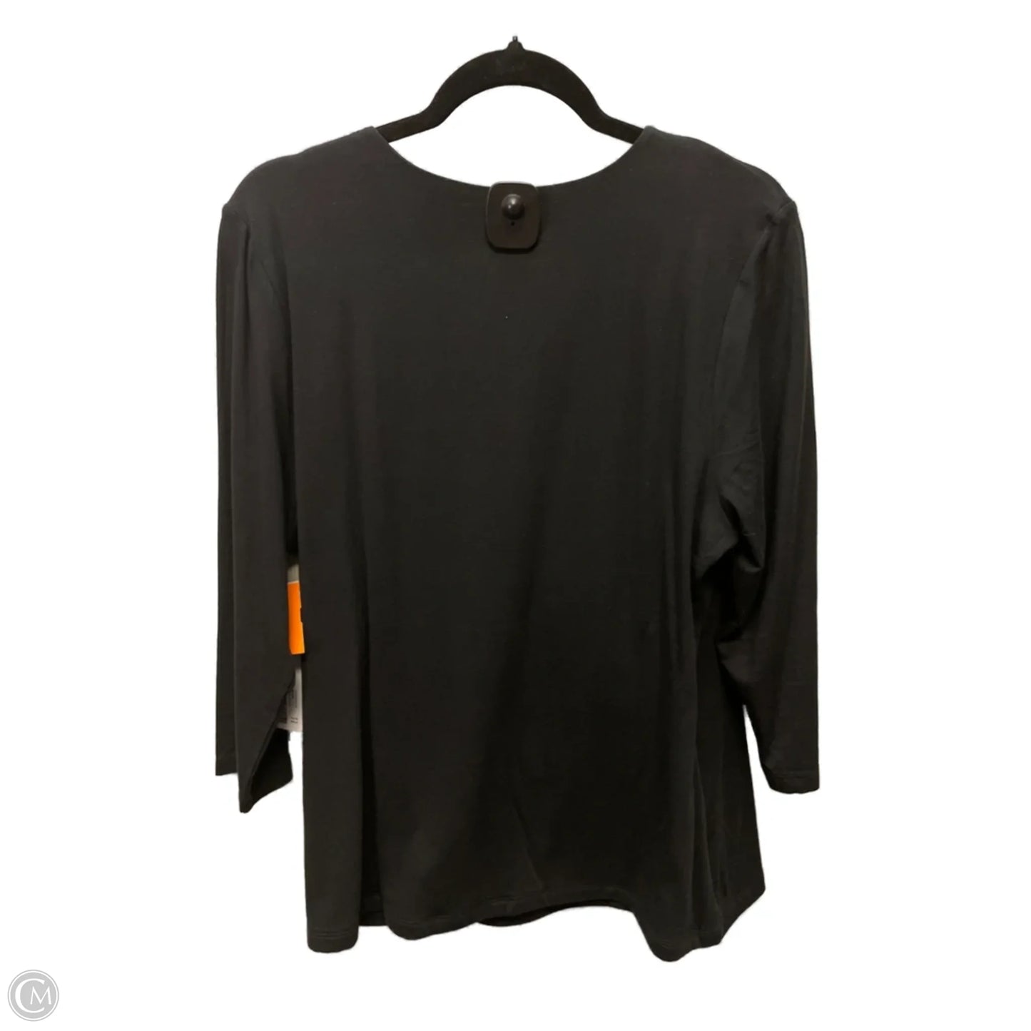 Top Long Sleeve By Soft Surroundings In Black, Size: Xl