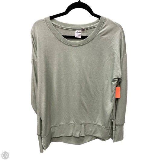 Athletic Sweatshirt Crewneck By Avia In Green, Size: S