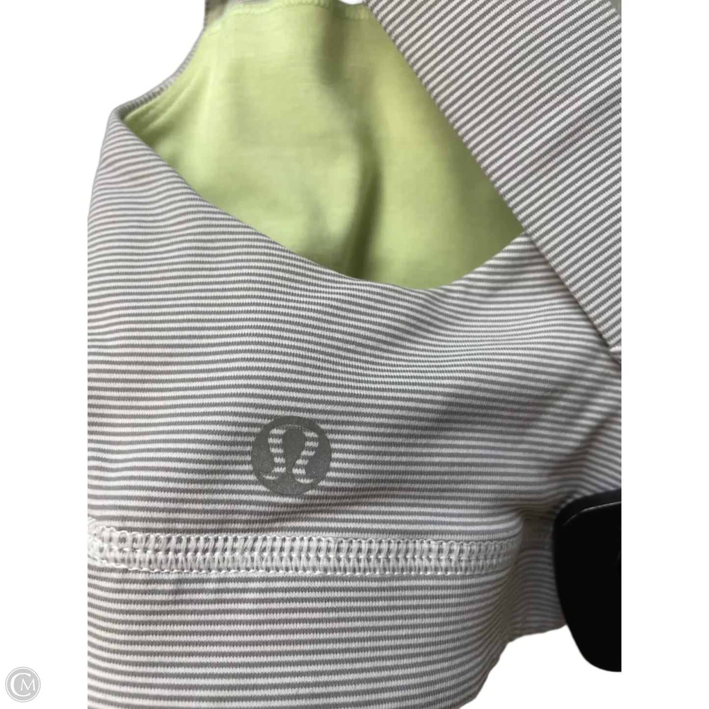 Athletic Bra By Lululemon In Striped Pattern, Size: S