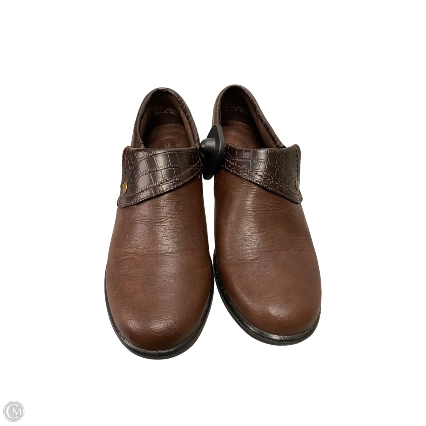 Shoes Heels Block By Easy Street In Brown, Size: 8.5