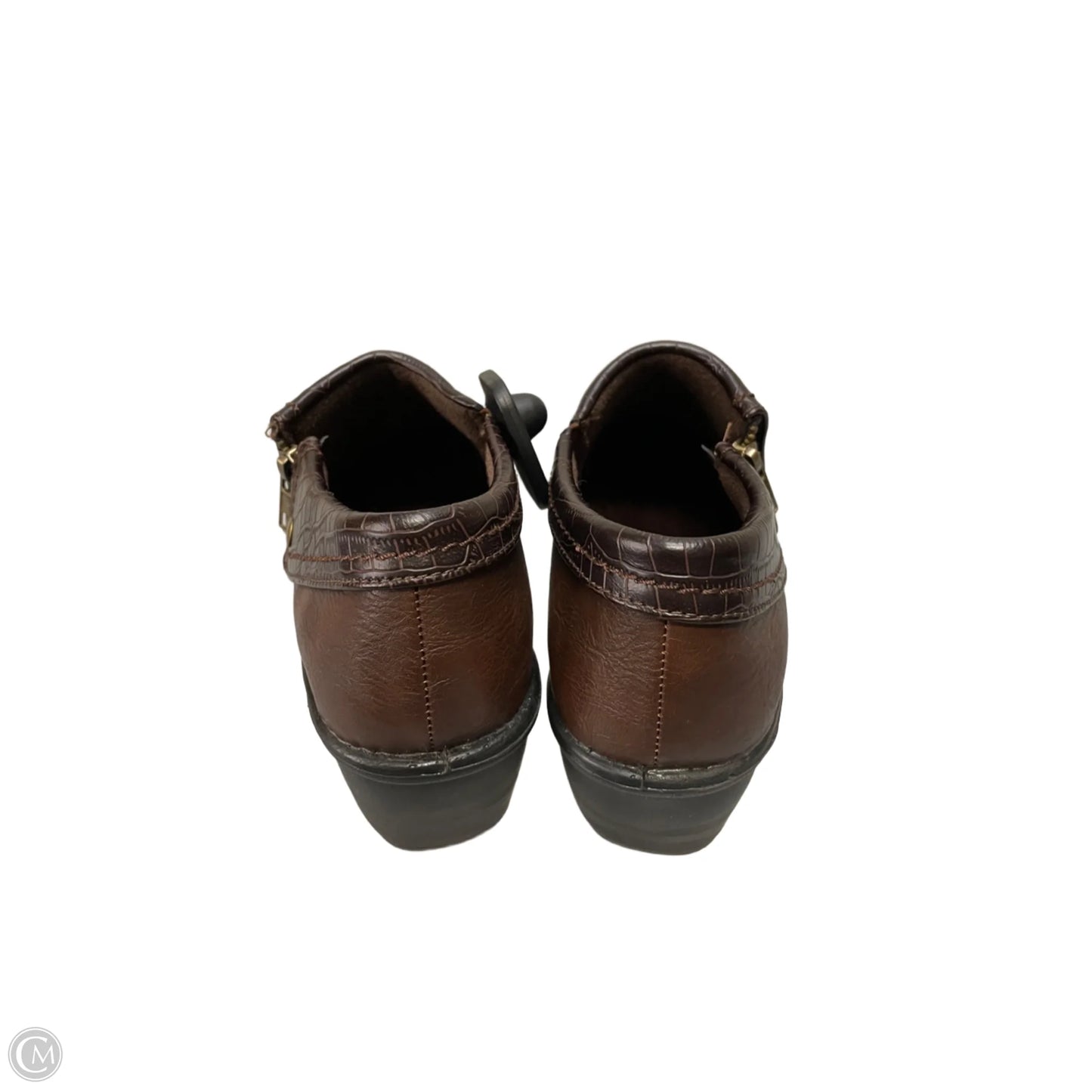 Shoes Heels Block By Easy Street In Brown, Size: 8.5