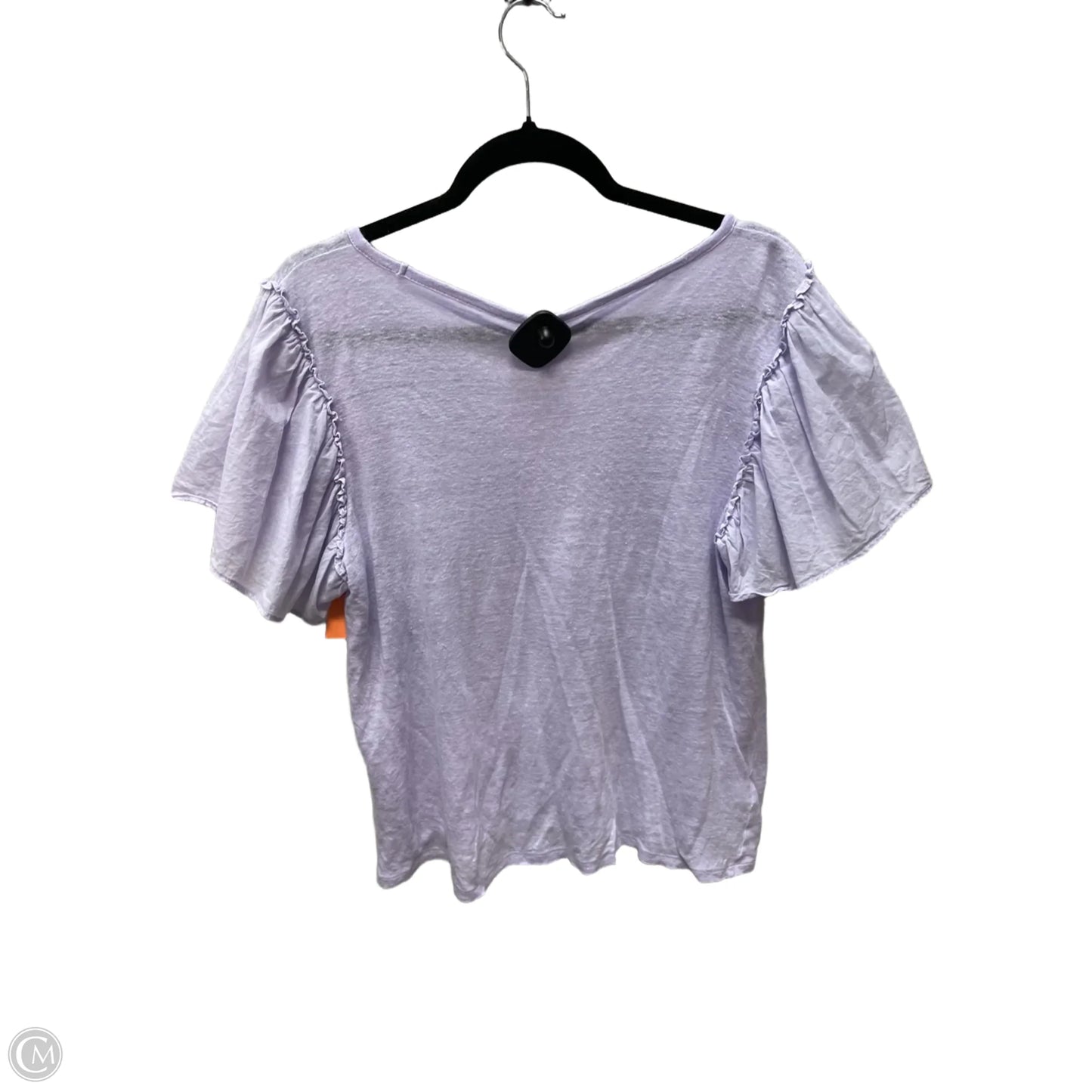 Top Short Sleeve By Loft In Purple, Size: S