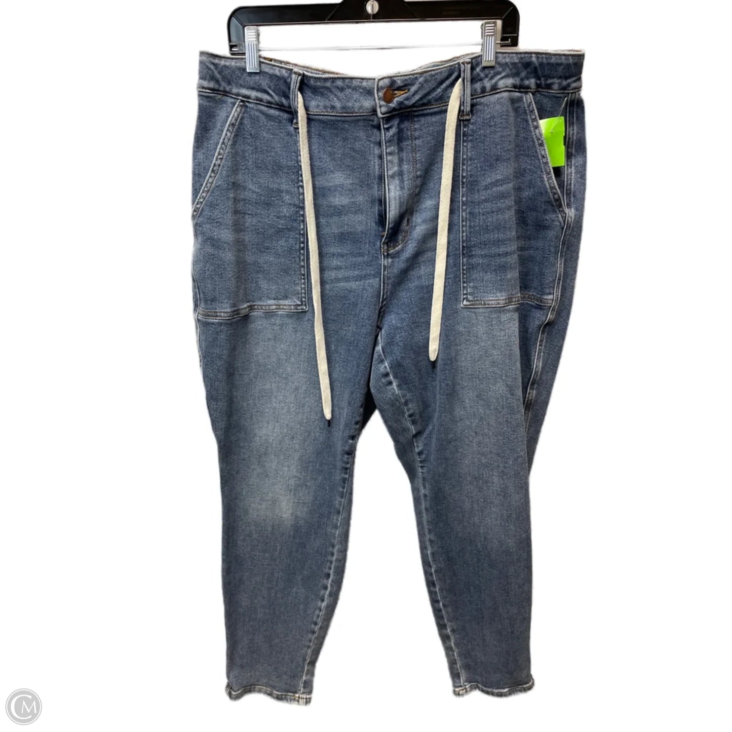 Jeans Jeggings By Judy Blue In Blue Denim, Size: 20