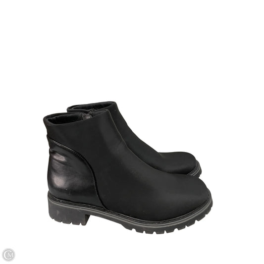 Boots Ankle Heels By Black Rivet In Black, Size: 9